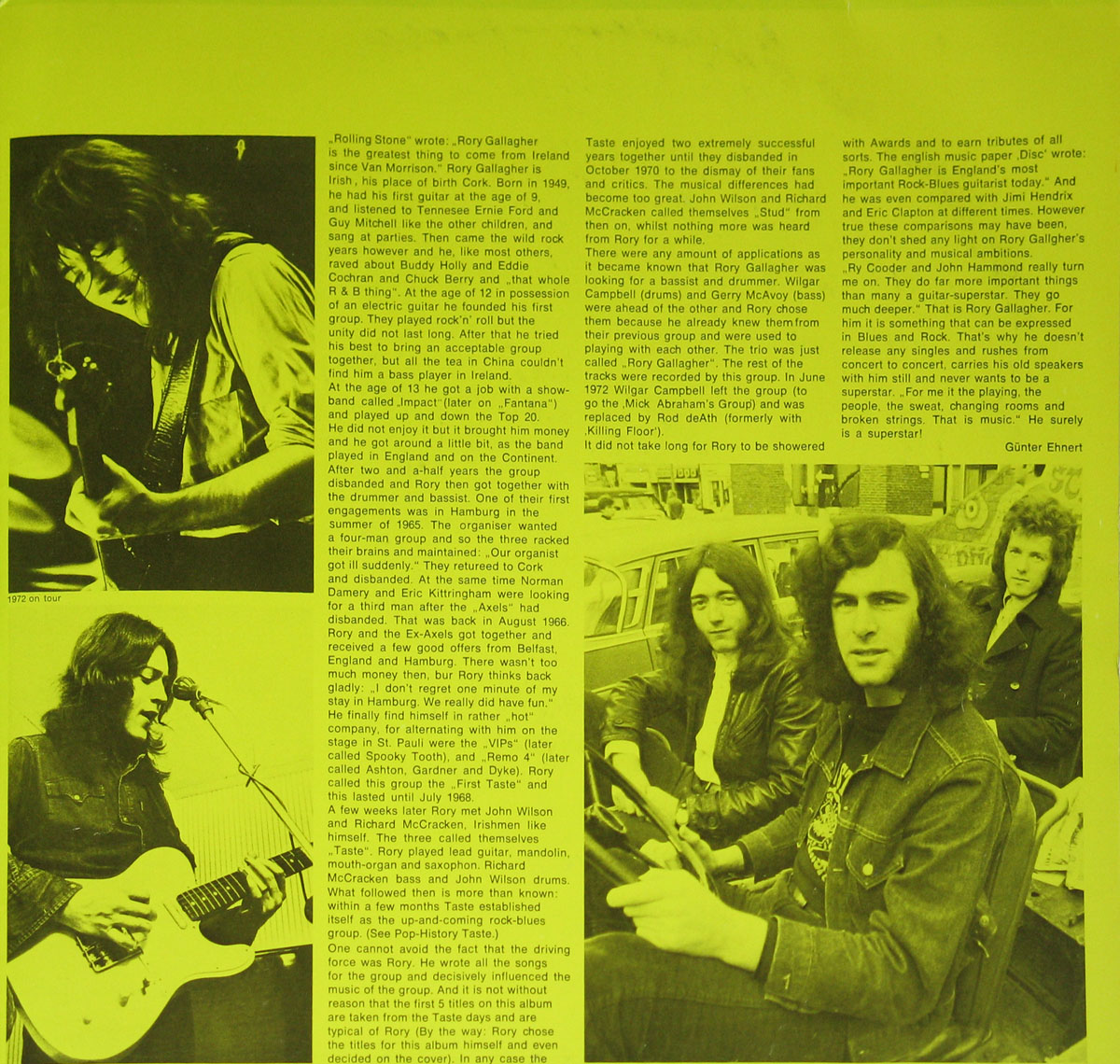 High Resolution Photo Rory Gallagher Pop History 